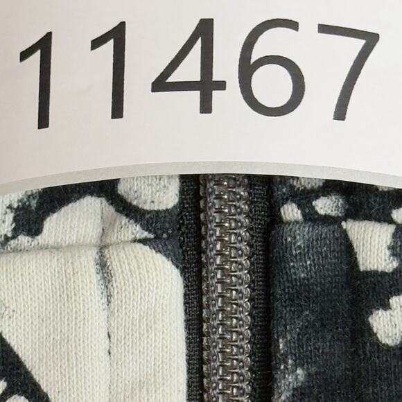 Lululemon Scuba Hoodie III Static Mist Black & White Zip Front Size 6 Full Zip - Picture 11 of 11